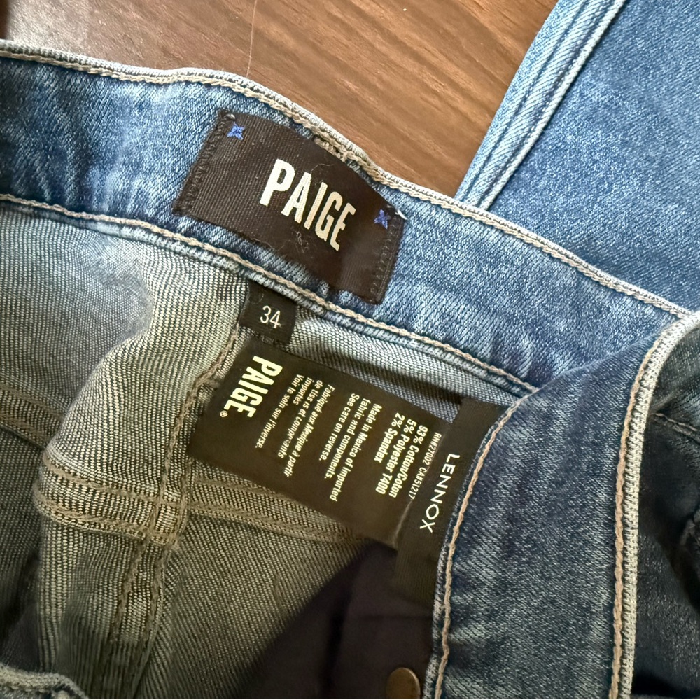 Paige mens Lennox Slim jeans - Picture 3 of 4